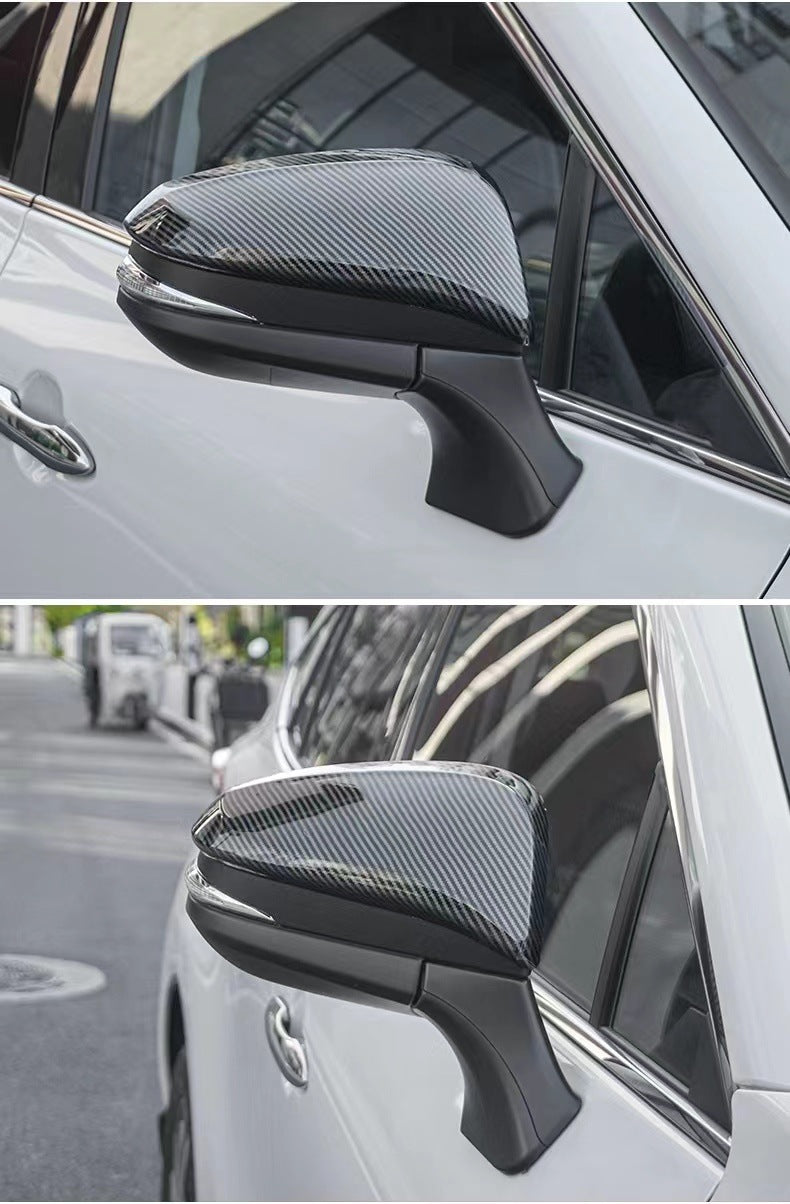 Suitable for 2014-2019 Toyota RAV4 Rearview Mirror Cover Reversing Mirror Cap Reflective Mirror Protection Trim Sticker Modification