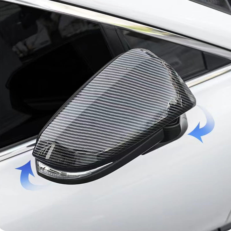 Suitable for 2014-2019 Toyota RAV4 Rearview Mirror Cover Reversing Mirror Cap Reflective Mirror Protection Trim Sticker Modification