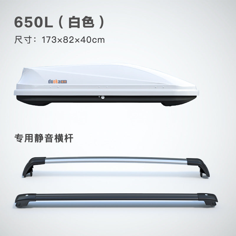 Ultra-Thin Roof Cargo Box | Universal Car Top Storage – Waterproof Luggage Carrier for SUV