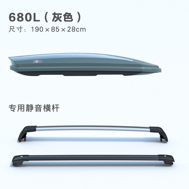 Ultra-Thin Roof Cargo Box | Universal Car Top Storage – Waterproof Luggage Carrier for SUV