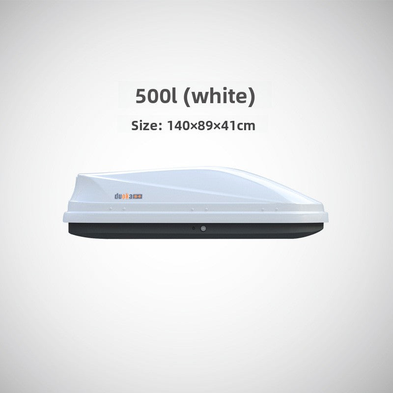 Ultra-Thin Roof Cargo Box |   Universal Car Top Storage – Waterproof Luggage Carrier for SUV