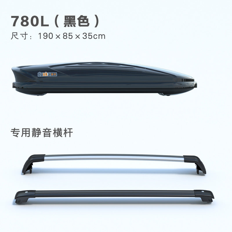 Ultra-Thin Roof Cargo Box |   Universal Car Top Storage – Waterproof Luggage Carrier for SUV