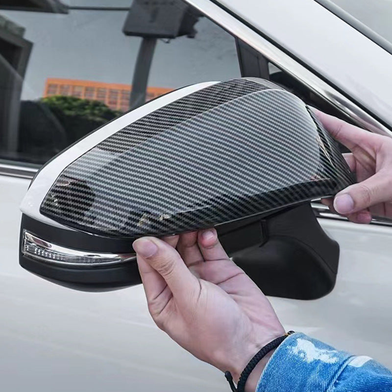 Suitable for 2014-2019 Toyota RAV4 Rearview Mirror Cover Reversing Mirror Cap Reflective Mirror Protection Trim Sticker Modification
