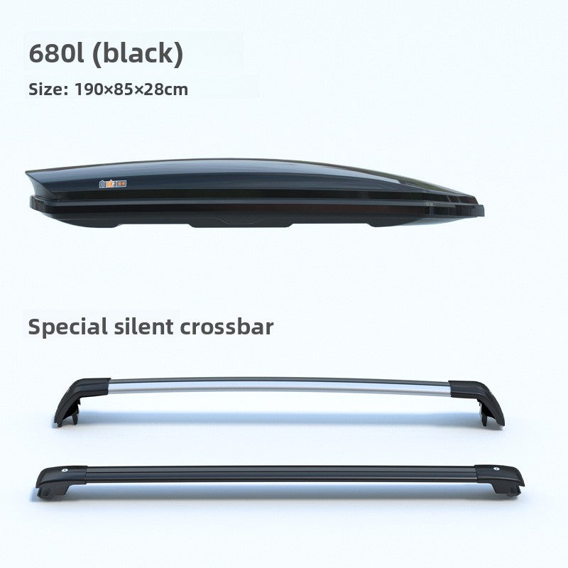 Ultra-Thin Roof Cargo Box |   Universal Car Top Storage – Waterproof Luggage Carrier for SUV