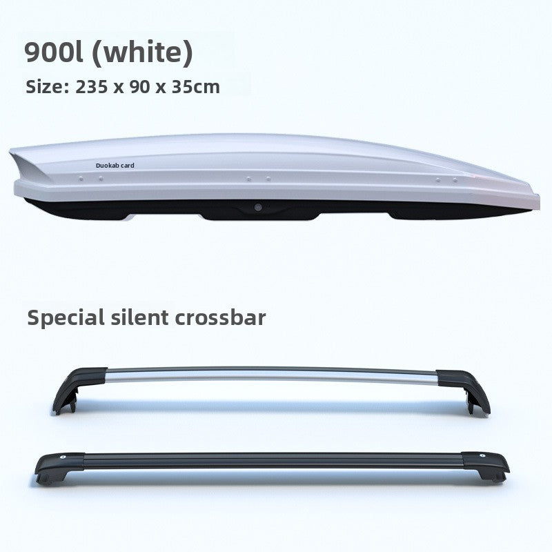 Ultra-Thin Roof Cargo Box |   Universal Car Top Storage – Waterproof Luggage Carrier for SUV
