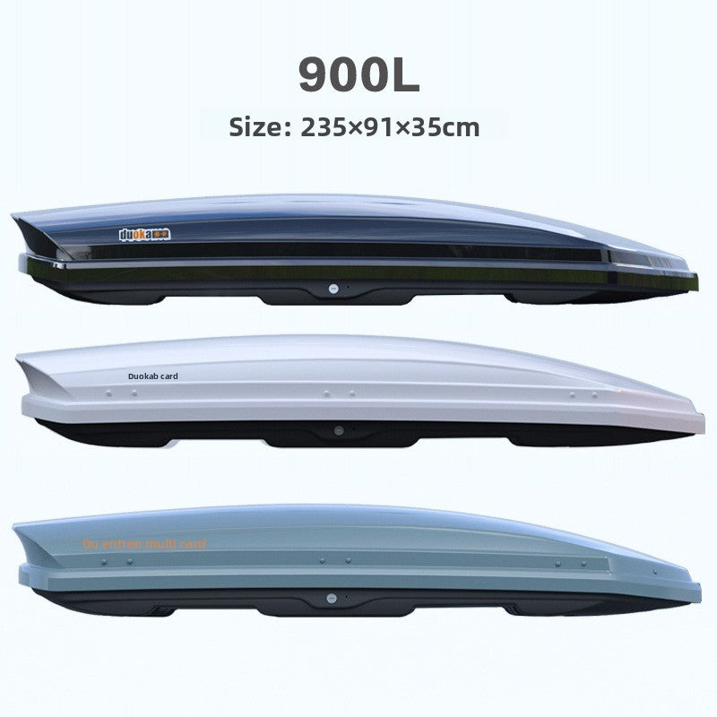 Ultra-Thin Roof Cargo Box |   Universal Car Top Storage – Waterproof Luggage Carrier for SUV