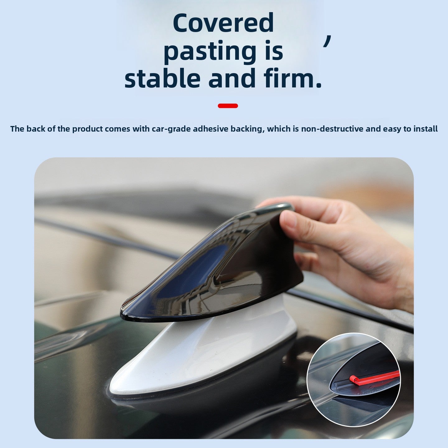 Suitable for 2020-2025 Toyota RAV4 Shark Fin Original Car Antenna Cover Car Roof Wing Decoration Modification