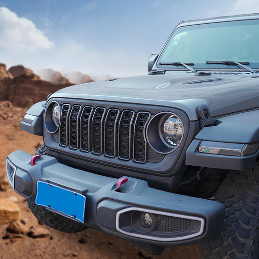 2018-2024 Jeep Wrangler JL Rubicon Grille Mod | Non-Camera Version – Direct Fit Upgrade