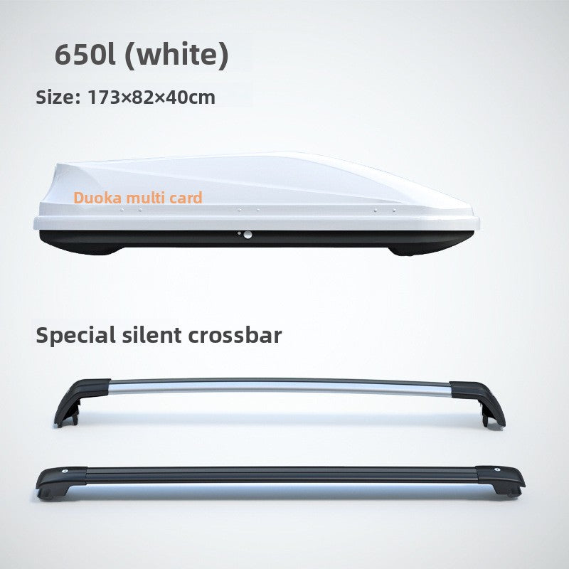 Ultra-Thin Roof Cargo Box |   Universal Car Top Storage – Waterproof Luggage Carrier for SUV