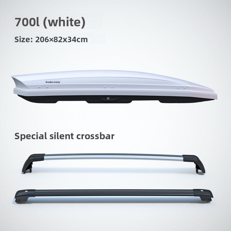 Ultra-Thin Roof Cargo Box |   Universal Car Top Storage – Waterproof Luggage Carrier for SUV