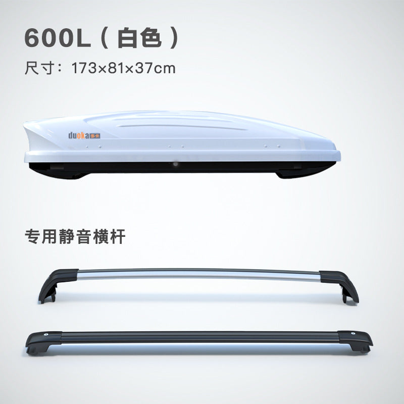 Ultra-Thin Roof Cargo Box |   Universal Car Top Storage – Waterproof Luggage Carrier for SUV