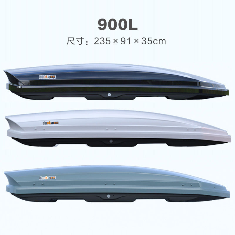 Ultra-Thin Roof Cargo Box |   Universal Car Top Storage – Waterproof Luggage Carrier for SUV