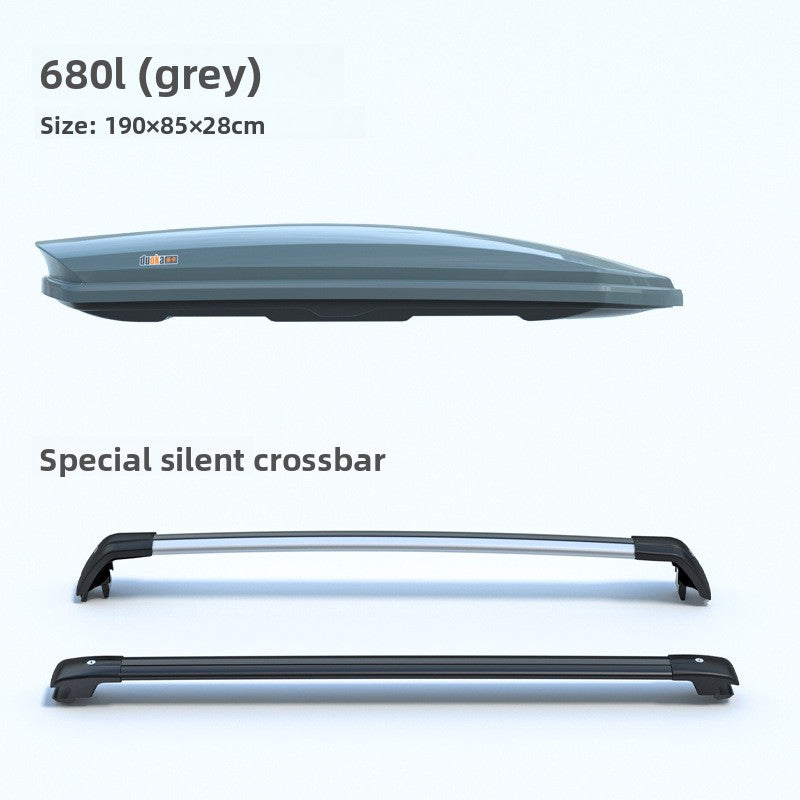 Ultra-Thin Roof Cargo Box |   Universal Car Top Storage – Waterproof Luggage Carrier for SUV