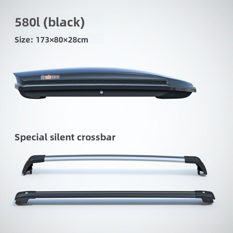 Ultra-Thin Roof Cargo Box |   Universal Car Top Storage – Waterproof Luggage Carrier for SUV