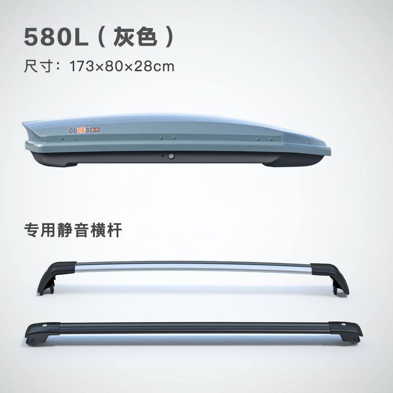 Ultra-Thin Roof Cargo Box |   Universal Car Top Storage – Waterproof Luggage Carrier for SUV