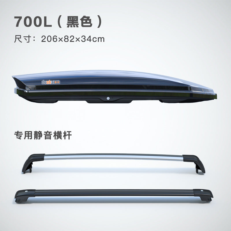 Ultra-Thin Roof Cargo Box |   Universal Car Top Storage – Waterproof Luggage Carrier for SUV