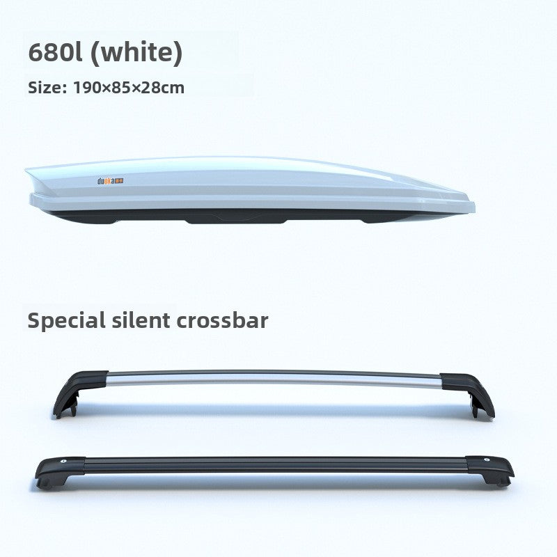 Ultra-Thin Roof Cargo Box |   Universal Car Top Storage – Waterproof Luggage Carrier for SUV