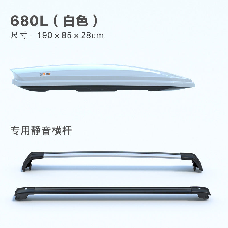Ultra-Thin Roof Cargo Box |   Universal Car Top Storage – Waterproof Luggage Carrier for SUV