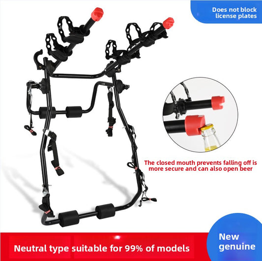 Car Bike Rack for Hitch |   Universal Rear Mount Bicycle Carrier – Holds 2 Bikes 75lbs