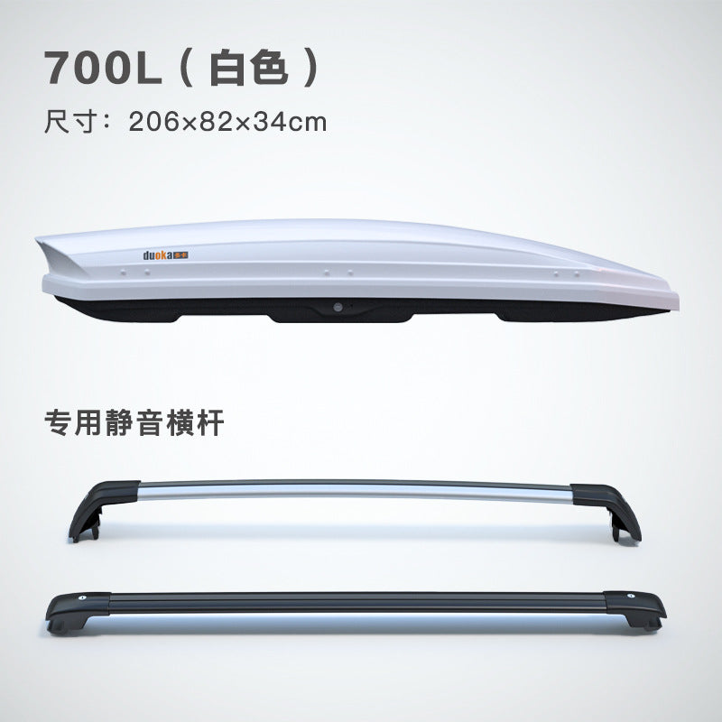 Ultra-Thin Roof Cargo Box |   Universal Car Top Storage – Waterproof Luggage Carrier for SUV