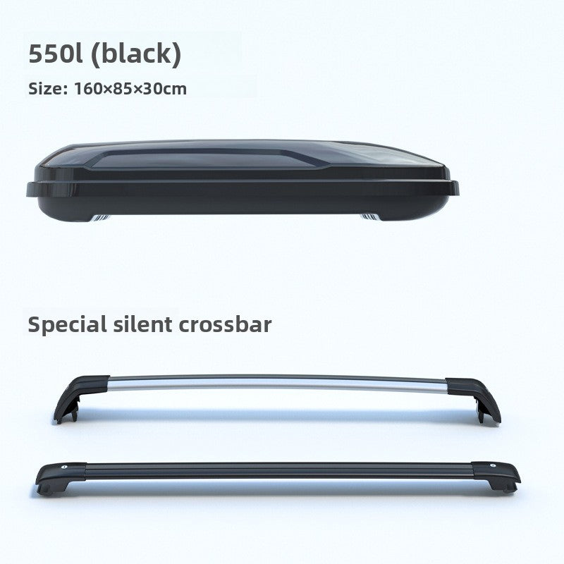 Ultra-Thin Roof Cargo Box |   Universal Car Top Storage – Waterproof Luggage Carrier for SUV