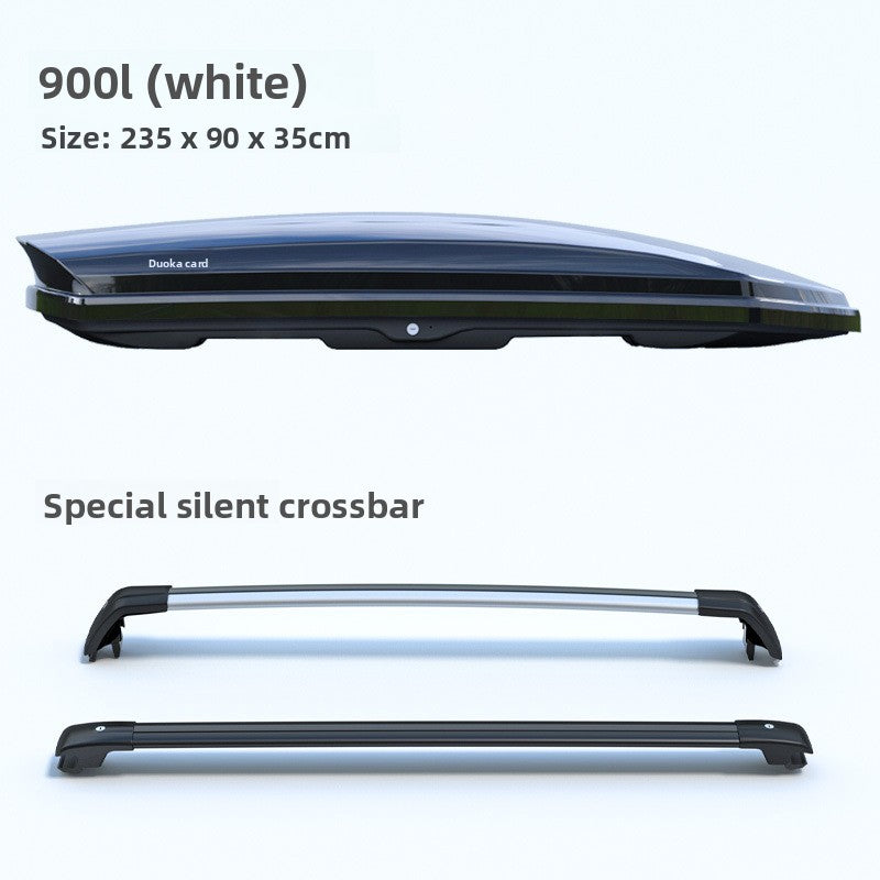 Ultra-Thin Roof Cargo Box |   Universal Car Top Storage – Waterproof Luggage Carrier for SUV