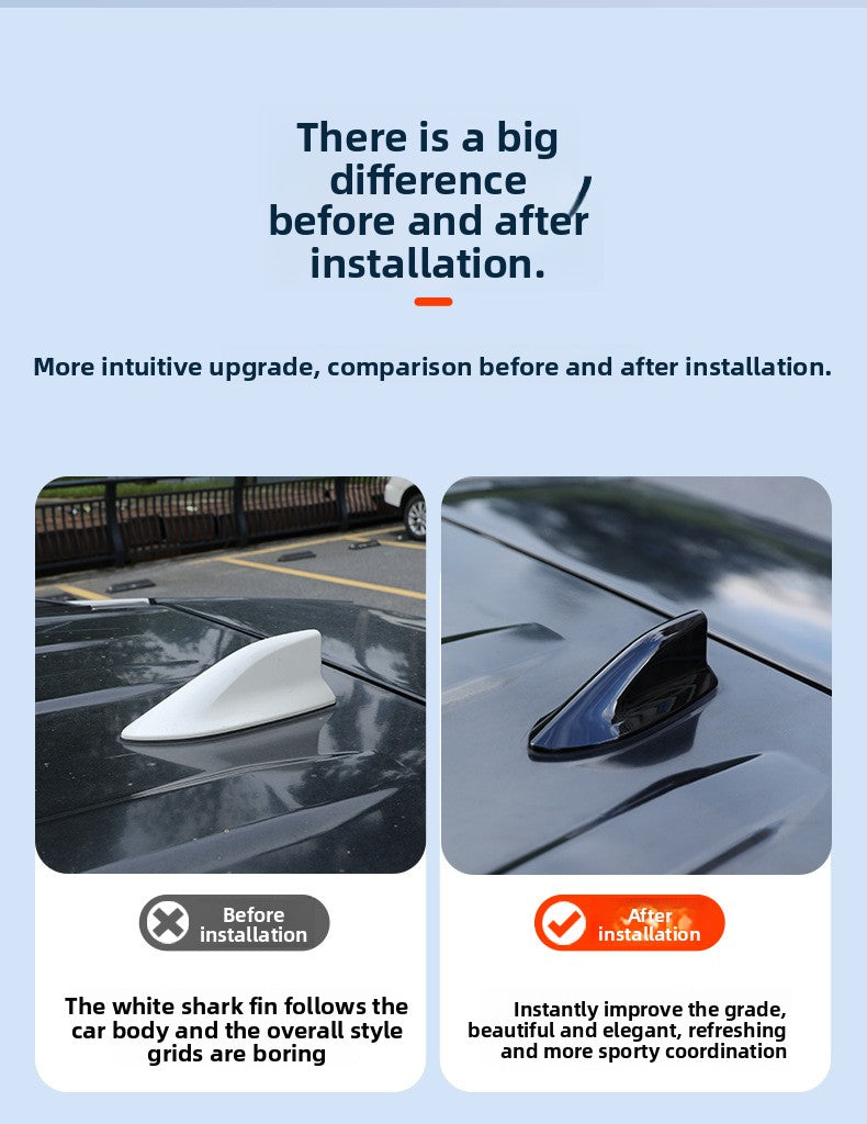 Suitable for 2020-2025 Toyota RAV4 Shark Fin Original Car Antenna Cover Car Roof Wing Decoration Modification