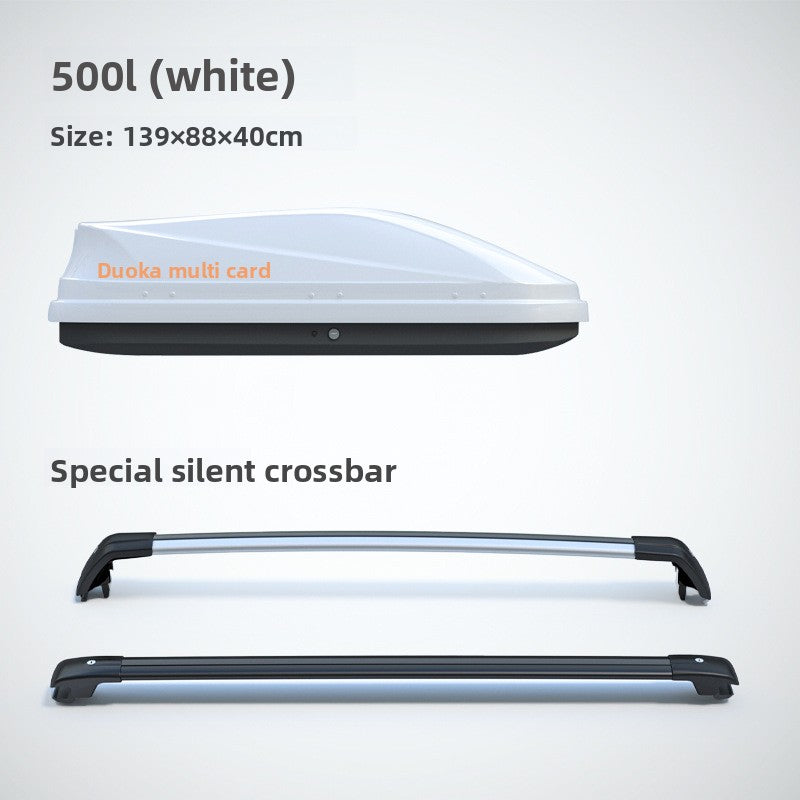 Ultra-Thin Roof Cargo Box |   Universal Car Top Storage – Waterproof Luggage Carrier for SUV