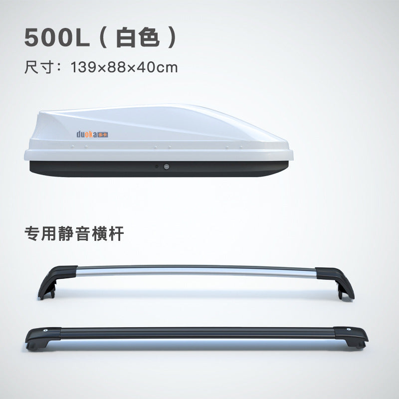 Ultra-Thin Roof Cargo Box |   Universal Car Top Storage – Waterproof Luggage Carrier for SUV