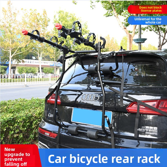 Car Bike Rack for Hitch |   Universal Rear Mount Bicycle Carrier – Holds 2 Bikes 75lbs