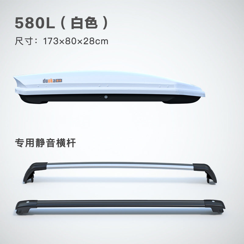 Ultra-Thin Roof Cargo Box |   Universal Car Top Storage – Waterproof Luggage Carrier for SUV