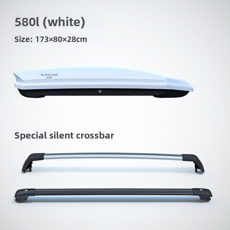 Ultra-Thin Roof Cargo Box |   Universal Car Top Storage – Waterproof Luggage Carrier for SUV