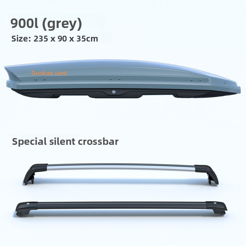 Ultra-Thin Roof Cargo Box |   Universal Car Top Storage – Waterproof Luggage Carrier for SUV