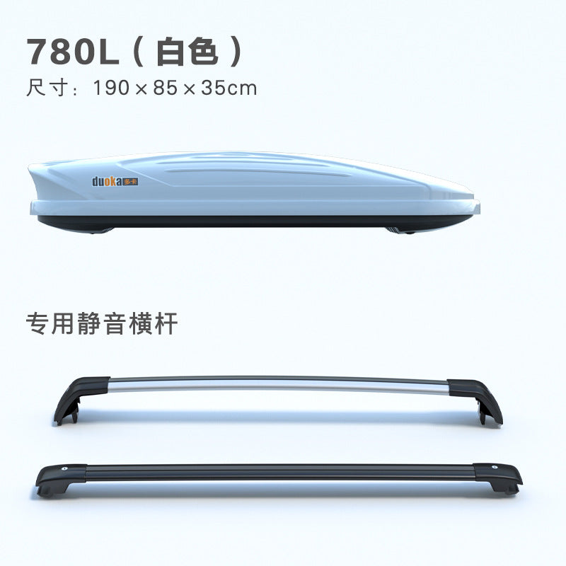 Ultra-Thin Roof Cargo Box |   Universal Car Top Storage – Waterproof Luggage Carrier for SUV