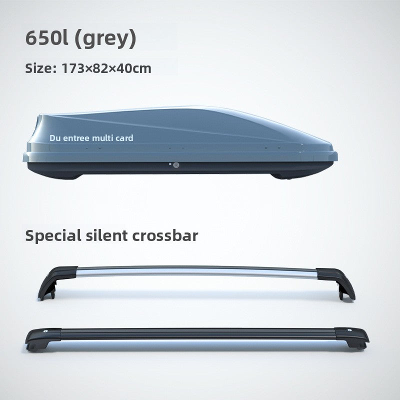 Ultra-Thin Roof Cargo Box |   Universal Car Top Storage – Waterproof Luggage Carrier for SUV