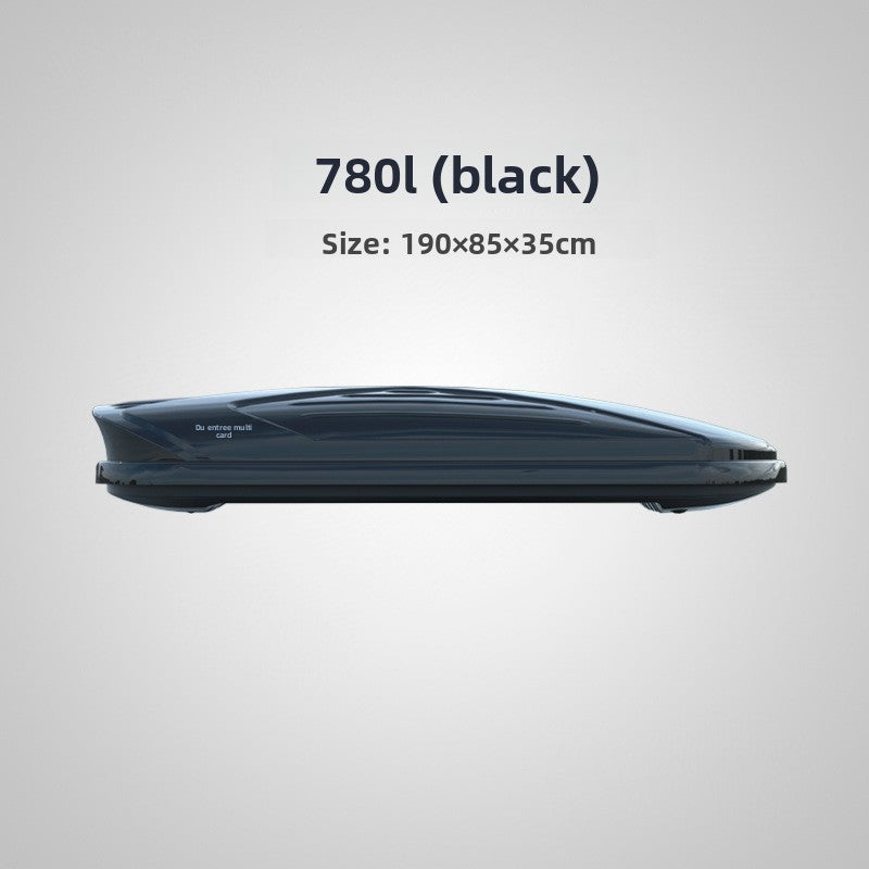 Ultra-Thin Roof Cargo Box |   Universal Car Top Storage – Waterproof Luggage Carrier for SUV