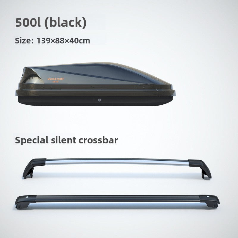 Ultra-Thin Roof Cargo Box |   Universal Car Top Storage – Waterproof Luggage Carrier for SUV