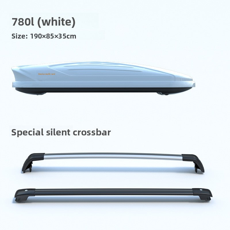 Ultra-Thin Roof Cargo Box |   Universal Car Top Storage – Waterproof Luggage Carrier for SUV