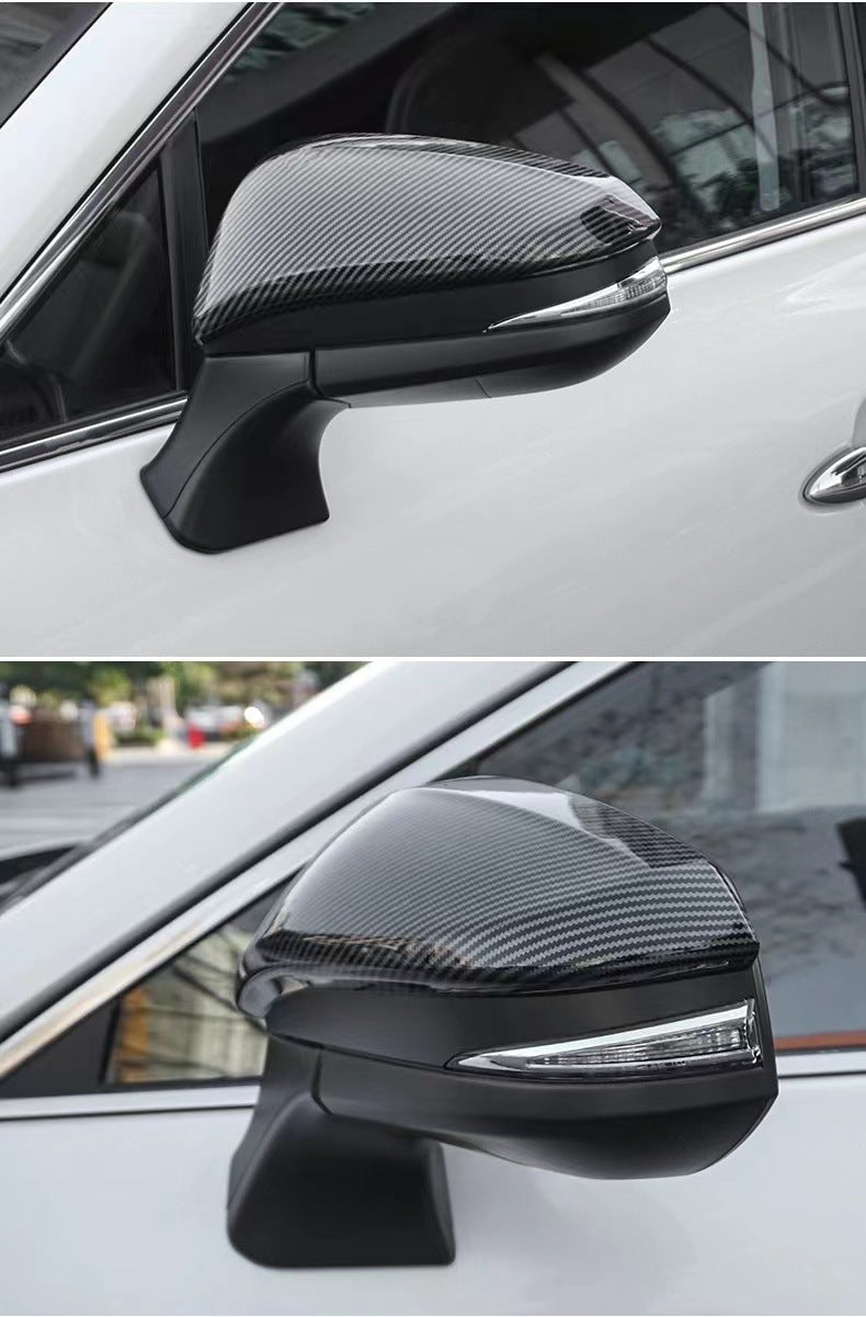 Suitable for 2014-2019 Toyota RAV4 Rearview Mirror Cover Reversing Mirror Cap Reflective Mirror Protection Trim Sticker Modification